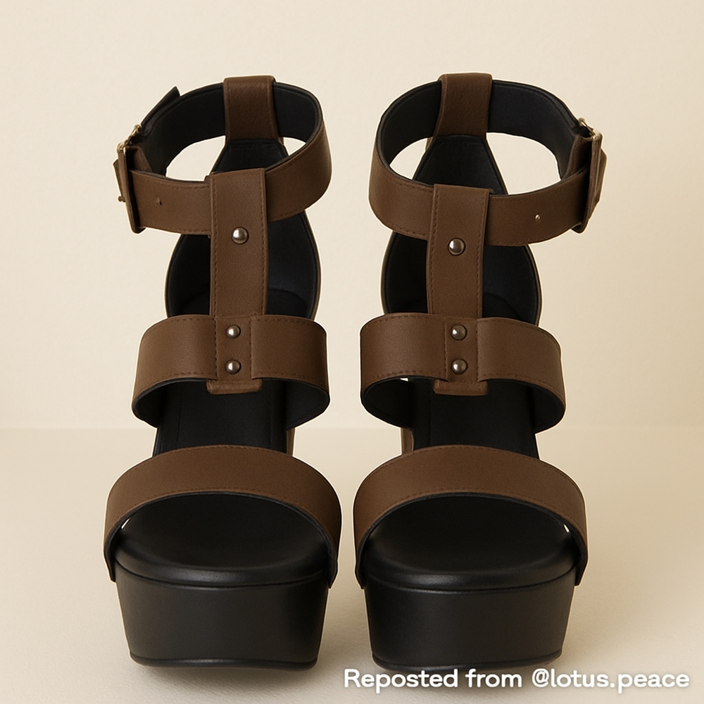 All saints rotcnko wedge shoe